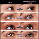 Maybelline Lash Sensational Full Fan Effect Mascara - Intense Black, Volumizing & Waterproof Formula