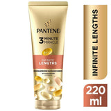 Pantene Miracle Serum Infinite Lengths Hair Cream 220ml - Deep Nourishment for Long Hair