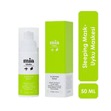 Mia Klinika Panthenol Face Moisturizing Mask - Hydrating Anti-Aging Night Mask with Panthenol