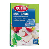 Rubin Refrigerator Food Storage Bags Two Sizes Pack 50 Count