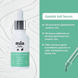 Mia Klinika Azelaic Acid Serum: Acne, Blemish & Hyperpigmentation Treatment | Tea Tree Oil & Zinc Infused | Reduce Redness & Even Skin Tone