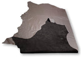 Chocolate Brown Natural Grain Deer-Tanned Cowhide –  Full Aniline Finish, 1.1–1.3 mm (3 oz), ~20 Sq Ft (Also Available in 10 Sq Ft)