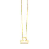 14K Yellow Gold Libra Necklace
