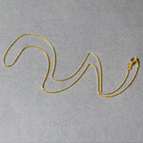 14k Yellow Gold Round Cable Link Chain 1.1mm