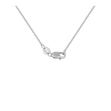 Triple Triangle Pendant with Diamonds in 14k White Gold (1/5 cttw)