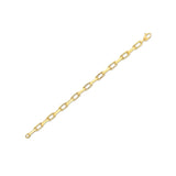 14k Yellow Gold French Cable Link Bracelet  (6.00 mm)