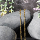 10K Yellow Gold Paperclip Chain (2.50 mm)