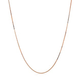 10k Rose Gold Classic Box Chain (0.45 mm)