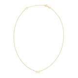 14K Yellow Gold Aquarius Necklace