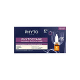 Phyto Phytocyane Anti-Hair Loss Treatment For Women - 12 x 5ml Single-Use Doses, Promotes Hair Health & Reduces Thinning