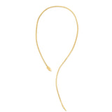 14k Yellow Gold Serpent Necklace