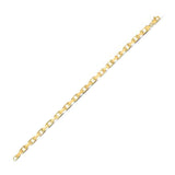 14k Yellow Gold French Cable Chain Bracelet  (4.80 mm)
