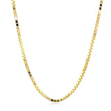 1.6mm 14K Yellow Gold Classic Box Chain