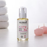 Ecowell Organic Vegan Certified Baby Oil 100ml - Hypoallergenic, Moisturizing & Soothing