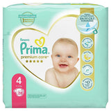 Prima Premium Care Baby Diapers, Size 4, 28 Count - Soft, Leakproof, and Dermatologically Tested Diapers for Sensitive Skin