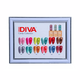 DIVA Framed Color Chart — 9D Cat Eye Candy