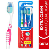 Colgate Manual Toothbrush with Tongue Cleaner - Extra Clean for Effective Oral Hygiene