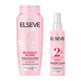 Elseve Glycolic Gloss Shampoo & Glossing Spray Set 450ml