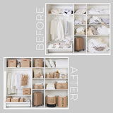 Ocean Home Jute Storage Box with Lid - Stylish Decorative Box for Organizing and Storing Items