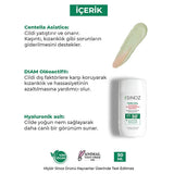Sinoz Cica Tiger Grass Tinted Sunscreen SPF50+: Color Correcting, Redness Reducing Mineral Sunscreen with Hyaluronic Acid - Evens Skin Tone