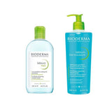 Bioderma Sebium Skincare Set for Oily Skin - Gentle Cleansing & Non-Comedogenic - Sebium H2O & Foaming Gel