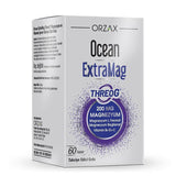 Orzax Ocean Extramag Threog 200 Mg - Magnesium & Vitamin Supplement for Adults - 60 Capsules