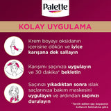 Palette Deluxe Hair Dye - Long-Lasting Coffee Brown Color with Nourishing Formula