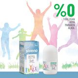 Siveno Natural Teen Unisex Roll On Deodorant - 50ml, Non-Irritating, Potassium Alum, Sensitive Skin Friendly