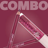 Pastel: Lip Plumping Gloss & Contour Liner Set - Achieve Fuller, Defined Lips with Vibrant Color & Easy Application.