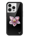 Orchid | Black iPhone Case