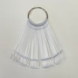 50pc. Round Nail Tip Display w/ Ring - #3