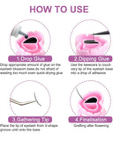 *Glue Ring Heart Shape - 100PC