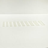 XL No C Square Natural Nail Tip Box - 500 pcs