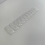 Long Duck Nail Tips - Clear