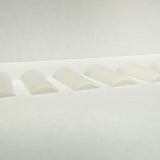 XL No C Square Natural Nail Tip Box - 500 pcs