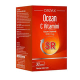 Ocean Vitamin C-SR Sustained Release Vitamin C Supplement for Adults - 30 Tablets, Immune System Support