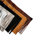 Leather Fringe 1/4" x 7" - Deer-Tanned Cowhide, Sold by the Foot
