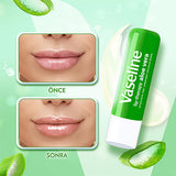 Vaseline Aloe Vera Lip Care Balm - 48 Hour Moisturization for Dry, Chapped Lips