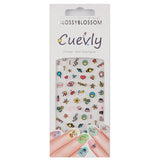 Glossy Blossom Nail Art Sticker Cuevly-96678