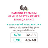 Owli Bamboo Premium Maternity Support Belt - Comfortable 2-in-1 Pregnancy & Postpartum Recovery Belt for Women