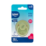 Wee Baby Natural Rubber Baby Pacifier: Comforting Cherry Shape, BPA-Free, Soothes & Prevents Irritation