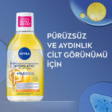 Nivea Micellar Makeup Cleansing Water with 5% Serum - Gentle, Brightening, and Hydrating Makeup Remover for Sensitive Skin