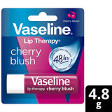 Vaseline Cherry Blush Lip Care - 48 Hour Moisturizing Lip Balm with Shea Butter for Dry, Chapped Lips