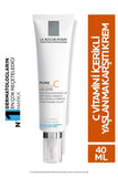 La Roche Posay Redermic C Anti-Wrinkle Cream for Normal to Combination Skin - Hydrating, Vitamin C Enriched Skincare