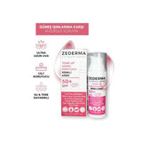 Zederma Tone Up SPF 50 Tinted Sunscreen Cream: Natural Tone, UVA/UVB Protection, Perfect for Sensitive Skin - 50ml