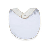 Babyjem Muslin Baby Bib with Teething Ring - Soft, Adjustable, and Hypoallergenic Cotton Bib for Teething Babies