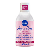 NIVEA Aqua Rose Micellar Makeup Remover - Gentle & Effective Dual-Phase Formula (13.53 fl oz)