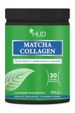 Hud Matcha Collagen Powder - Hydrolyzed Collagen Supplement with Green Tea Extract & Vitamin C for Skin Health & Antioxidant Benefits