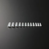 Full Cover Short Duck Clear Acrylic Tips - Bag 504 pc