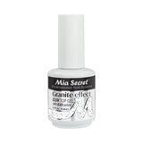 Granite Effect Clear Top Gel (with Black Particles)